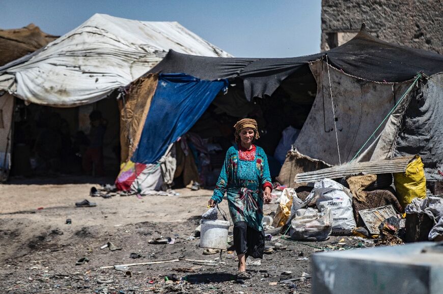 While living and hygiene conditions can be dire even in official displacement camps, the situation in informal settlements is sometimes worse