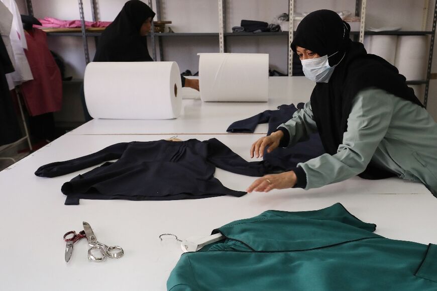 The workshop has already sent hundreds of abayas and other items to the stricken city of Derna
