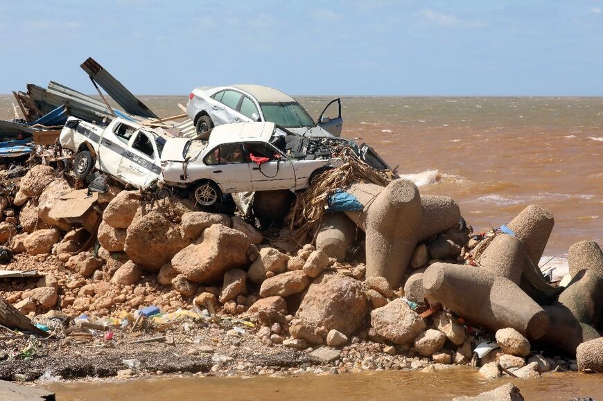 The floods were caused by hurricane-strength Storm Daniel, compounded by the poor infrastructure in Libya