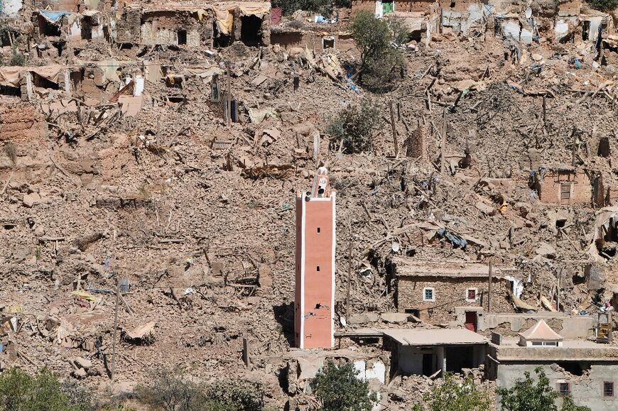 The village of Tikht saw most of its homes flattened in Morocco's earthquake