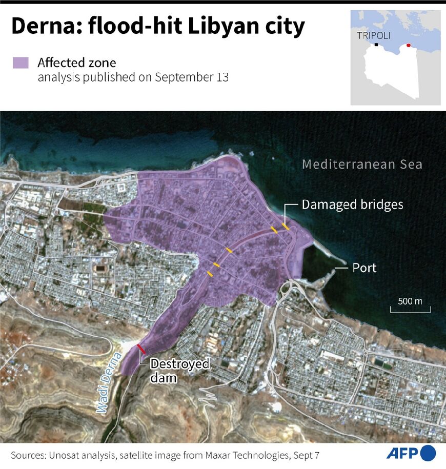 Derna: flood-hit Libyan city