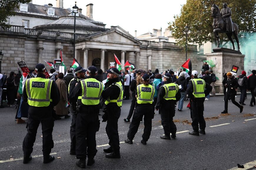 London's Metropolitan Police deployed more than 1,000 officers for the 'March For Palestine' on October 28, 2023