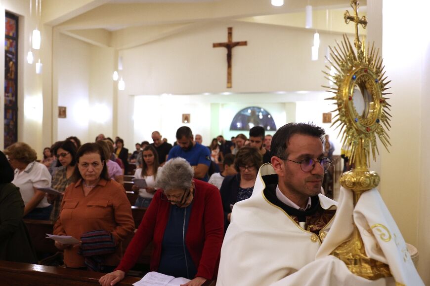 Palestinian Christians are a tiny minority compared to their Muslim compatriots 
