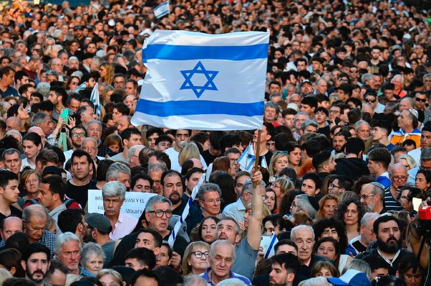 Rallies in support of Israel have been held around the world, including in Argentina which said several of its nationals died in Hamas' attack