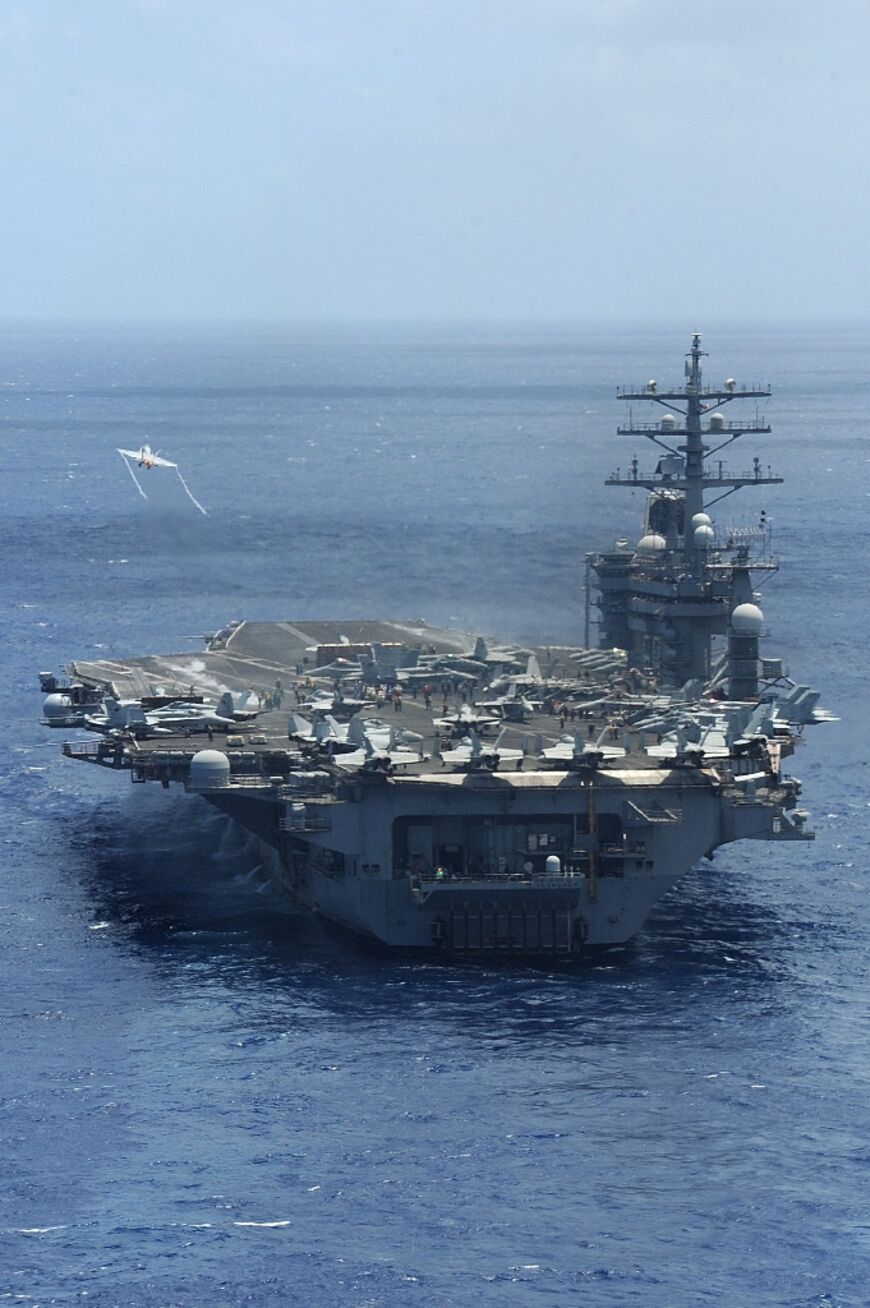 The United States is sending a second aircraft carrier strike group to the eastern Mediterranean 'to deter hostile actions against Israel or any efforts toward widening this war following Hamas's attack', said Secretary of Defense Lloyd Austin 
The USS Eisenhower and its affiliated warships will join another carrier group already deployed to the region in the wake of a Hamas attack on Israel a week ago and Israel's ongoing response.
