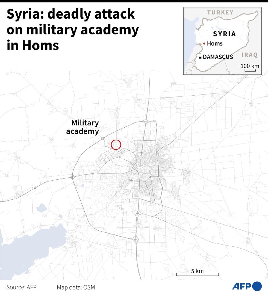 Syria: deadly attack on military academy in Homs