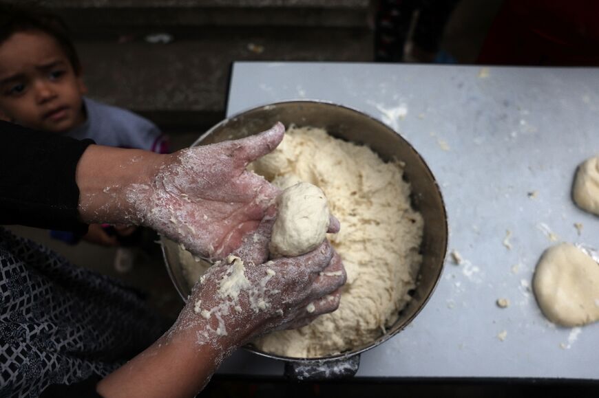 Many Gazans have resorted to making their own bread