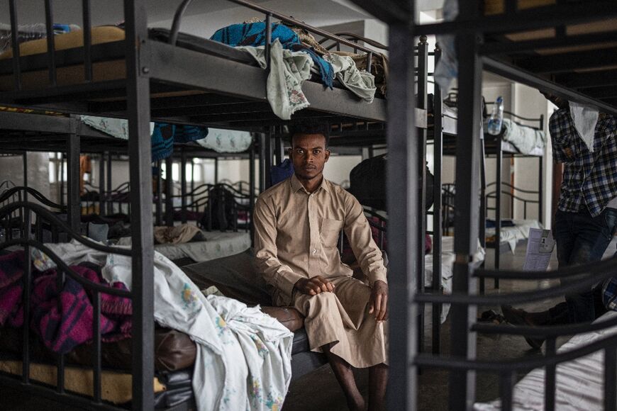 Shamsadin Awol, 20, said if he had known what awaited him on the route to Saudi Arabia, he would never have left his home in eastern Ethiopia