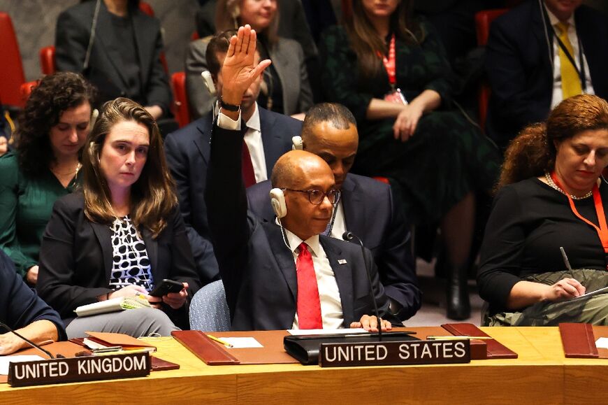 The US vetoed a UN resolution calling for a  ceasefire