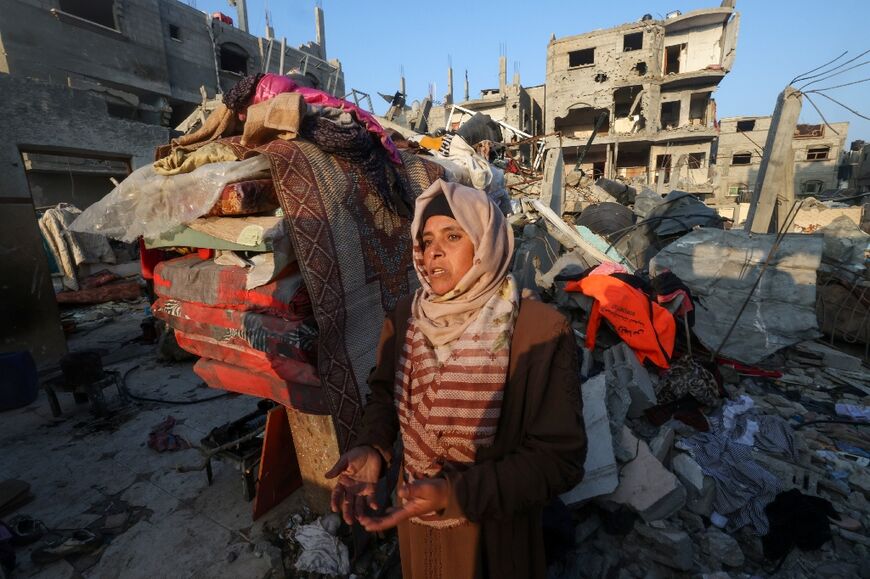 The UN says 85 percent of the population of the Gaza Strip has been displaced by the war