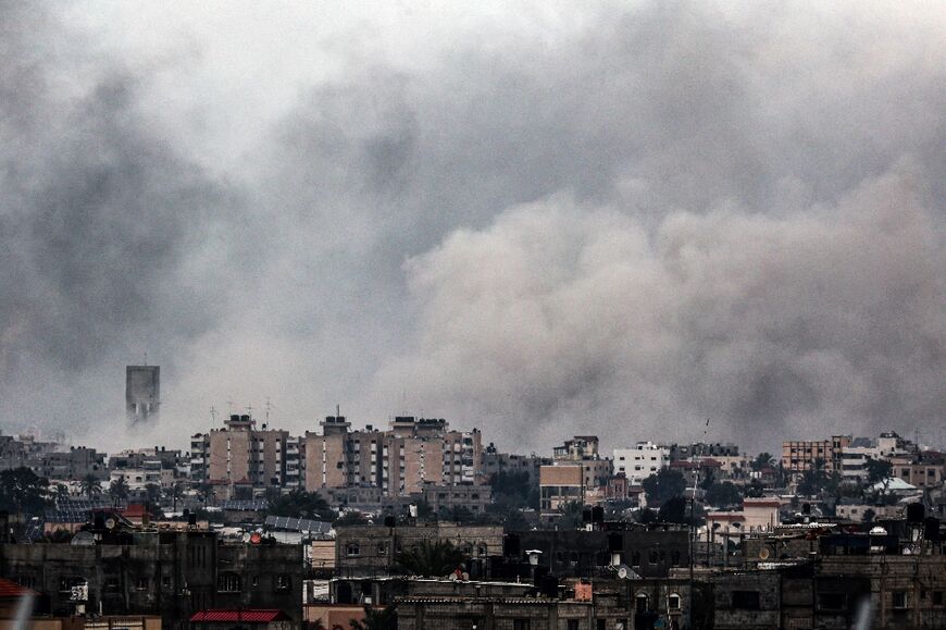 Israel bombed Rafah on Gaza's southern border on Sunday