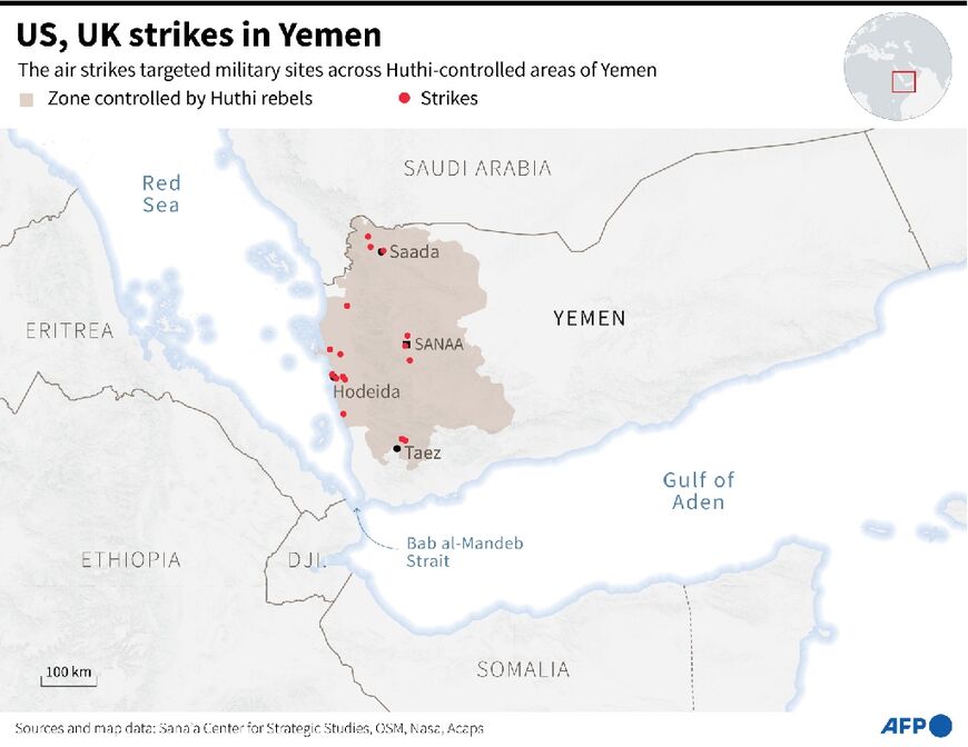 US, UK strikes in Yemen