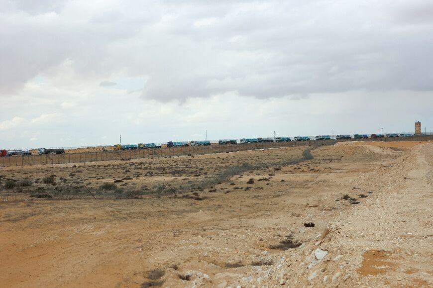 Protests are a regular sight at the Nitzana and Kerem Shalom border crossings, where Israel checks aid
