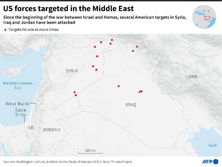 US forces targeted in the Middle East