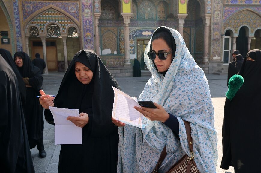 The elections are the first since Iran was rocked by mass protests triggered by the September 2022 death in custody of Mahsa Amini, arrested for allegedly violating the strict dress code for women