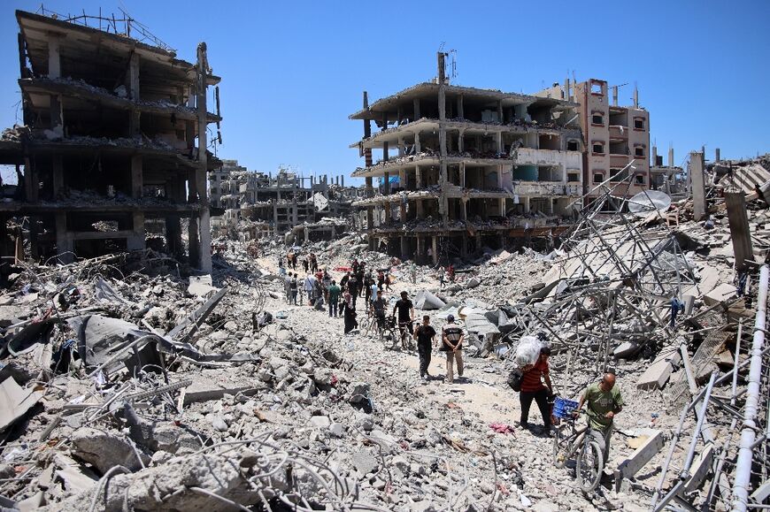 Gazans back in war-ravaged Jabalia 'shocked' by destruction - AL
