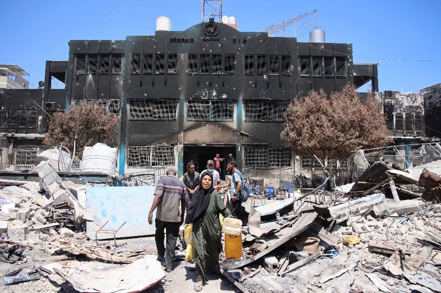 Gazans back in war-ravaged Jabalia 'shocked' by destruction - AL