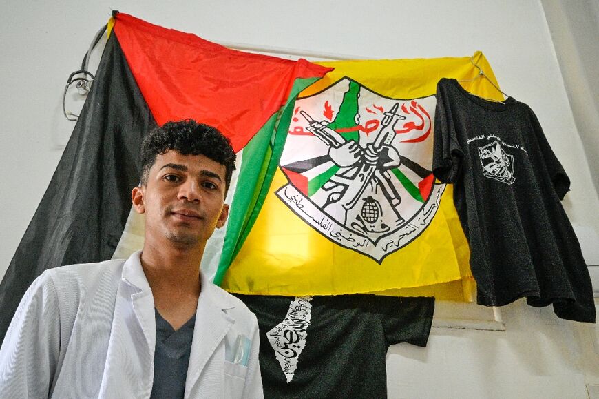 Motee Almashar, 24, is too far away to be of much comfort to his mother, devastated after bombing in Rafah last month led to the deaths of much of her family