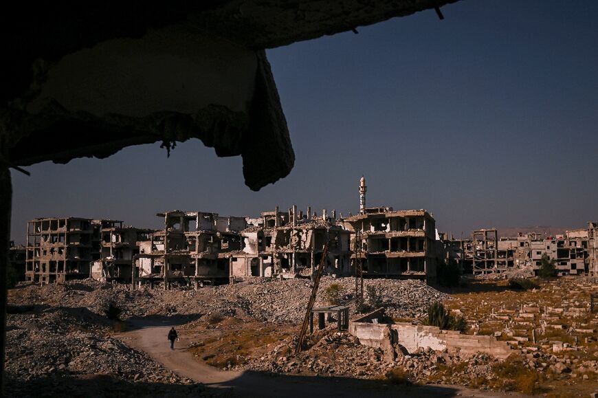 Many Yarmuk residents were able to access to the cemetery south of Damascus for the first time since 2018, when  it was officially banned