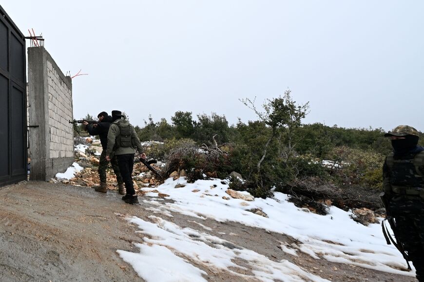 Syria's new authorities launched a security campaign around Qusayr, cracking down on drug and weapons smugglers and shooting open the gates at a former drug factory