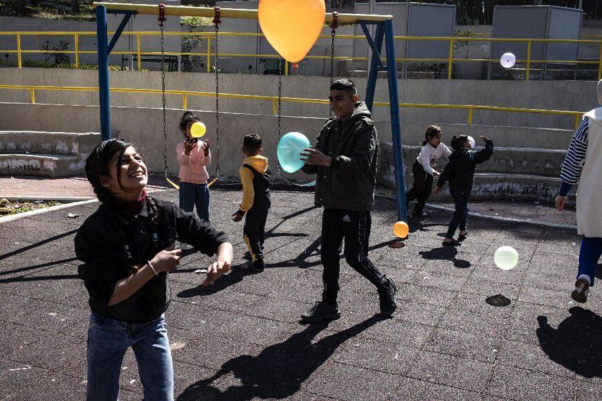 Around 80 Palestinians displaced from Jenin refugee camp have taken shelter in a community centre in the city