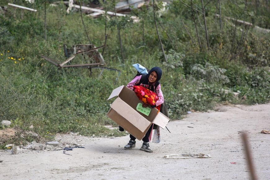Residents carried only the most basic of necessities for daily life