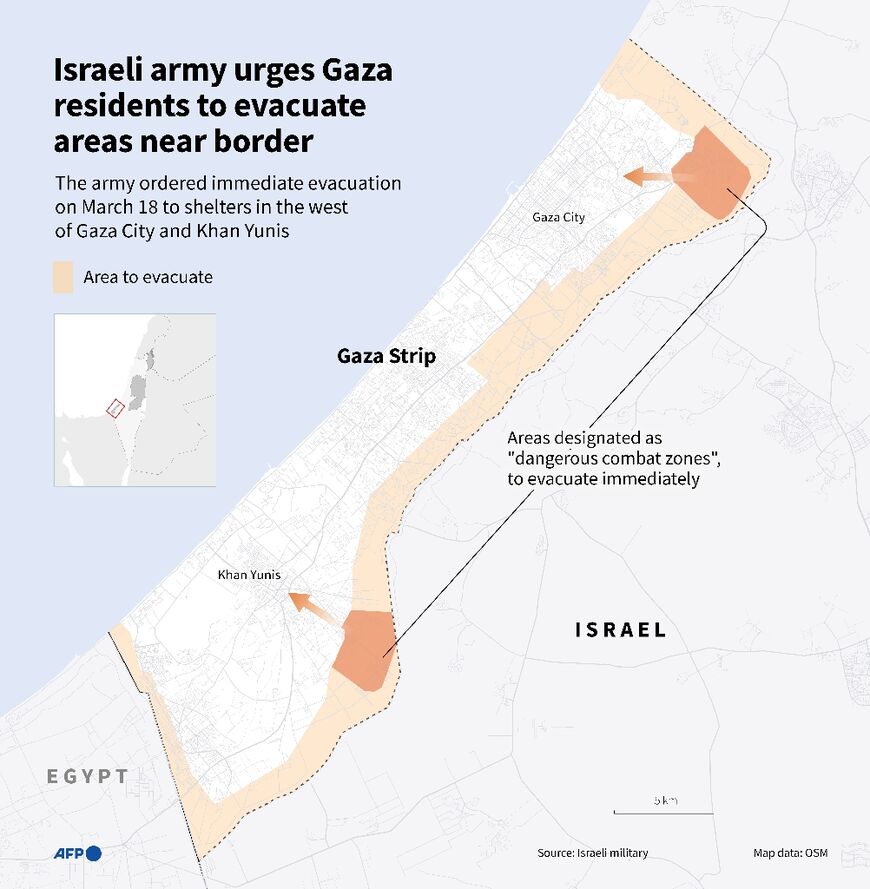 Israeli army urges Gaza residents to evacuate areas near border