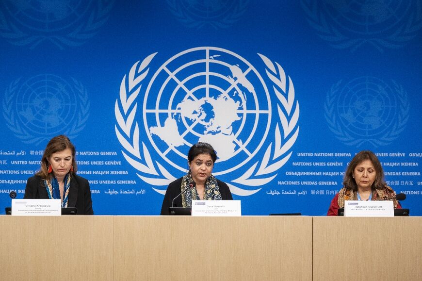 The UN's Independent International Fact-Finding Mission on Iran said Tehran was perpetuating a "climate of fear"