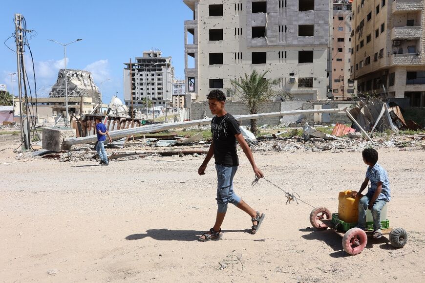 The fighitng has displaced the vast majority of Gaza's population who are forced to live in tents and amid ruins