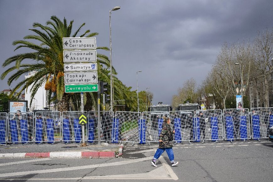Police immediately blocked off access to Istanbul City Hall as well as the city's central Taksim Square