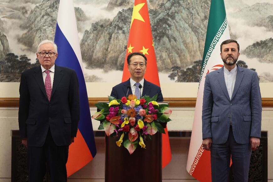 On Friday, Beijing hosted Iranian Deputy Foreign Minister Kazem Gharibabadi and Russian Deputy Foreign Minister Sergei Ryabkov for talks
