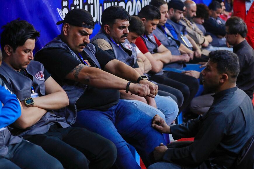 Right, who has it? Trying to guess which one is hiding the ring