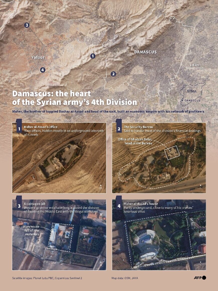 Damascus: the heart of the Syrian army's 4th Division