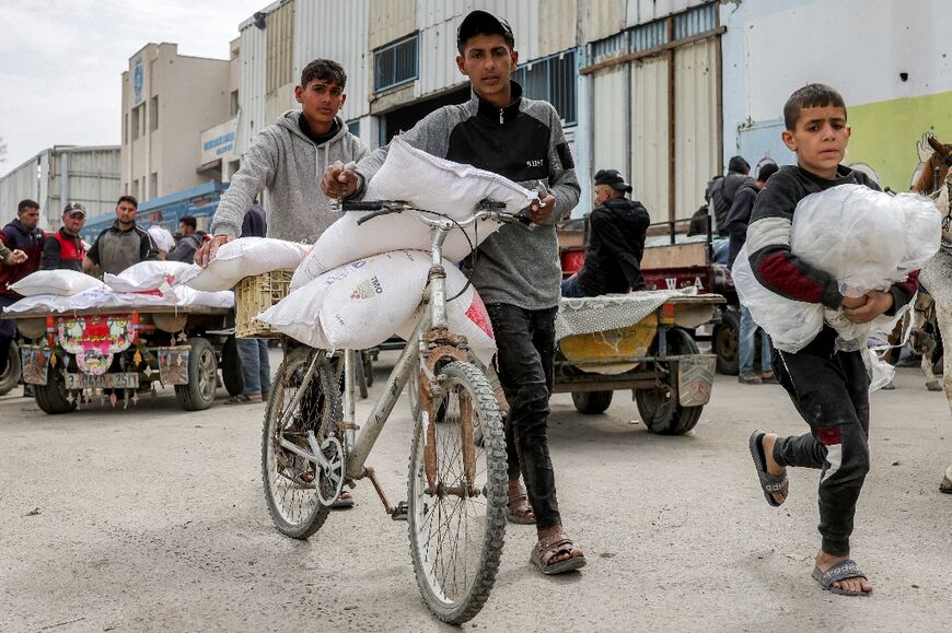 Germany, France, and Britain on Wednesday called on Israel to stop blocking humanitarian aid into Gaza, warning of "an acute risk of starvation, epidemic disease and death"
