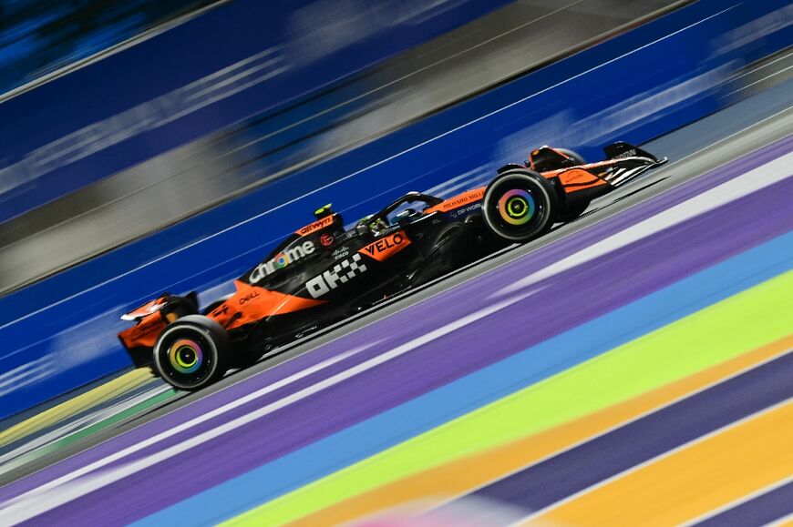 McLaren's Lando Norris finished fourth after starting 10th in Saudi Arabia but he lost his place at the top of the world championship standings to teammate Oscar Piastri