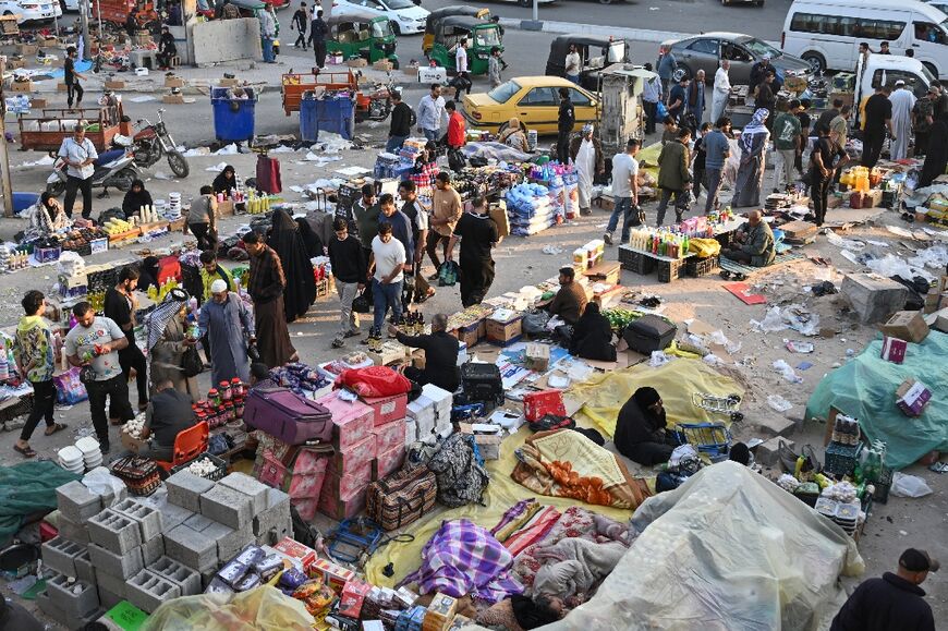 All manner of goods are available from Iranian vendors at Basra's old market