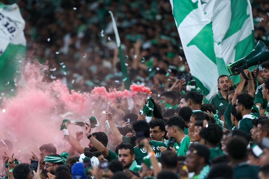 Al Ahli fans packed their home stadium for the AFC Champions League final against Kawasaki Frontale