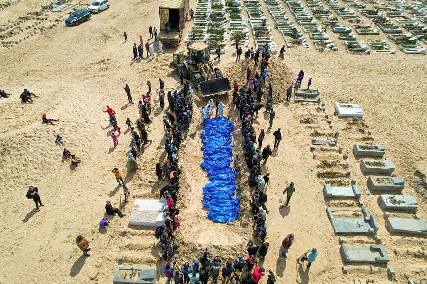 Photographers for AFP were Pulitzer Prize finalist for their work from Gaza, including this image by Said Khatib