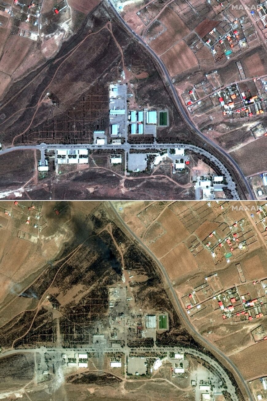 Satellite images show storage and administrative buildings near the Tabriz missile facility in Iran