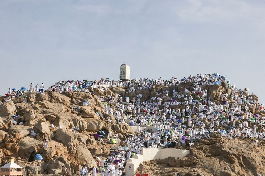 The prayers are the high point of the annual hajj pilgrimage