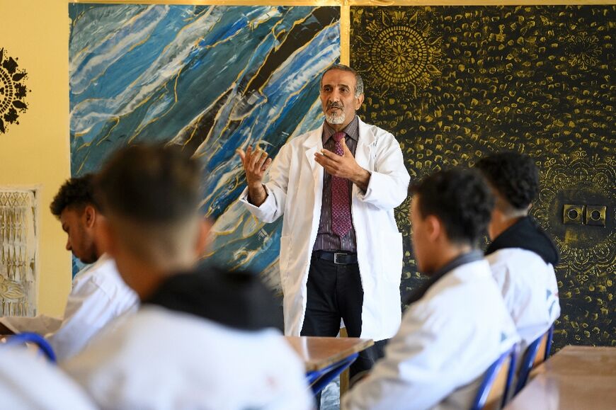 Nearly one in four ibhabitants of Morocco is illiterate while the public school system is considered overcrowded and inferior 