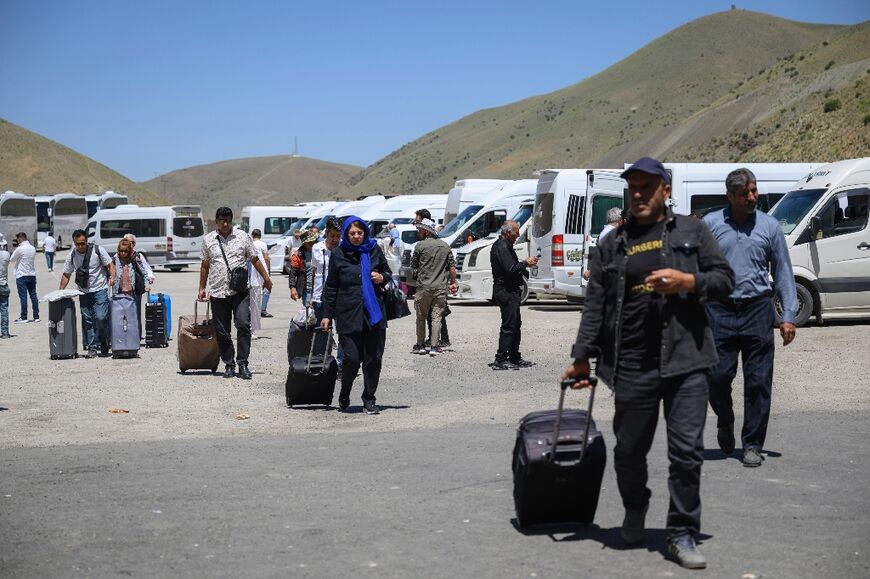 Many of the Iranians arriving in Turkey are trying to reach Istanbul so thay can continue their journey onwards