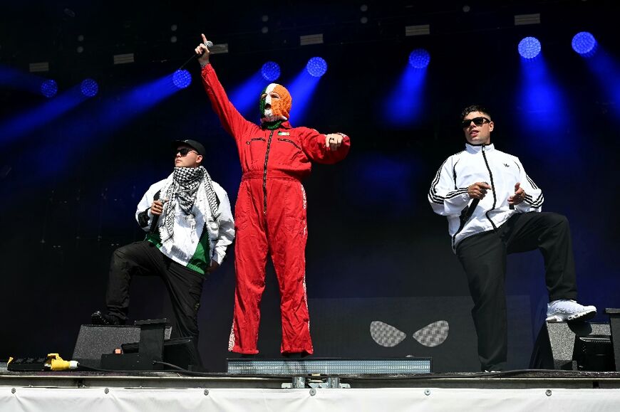 Irish rap trio Kneecap has also been highly critical of Israel and its military campaign in Gaza