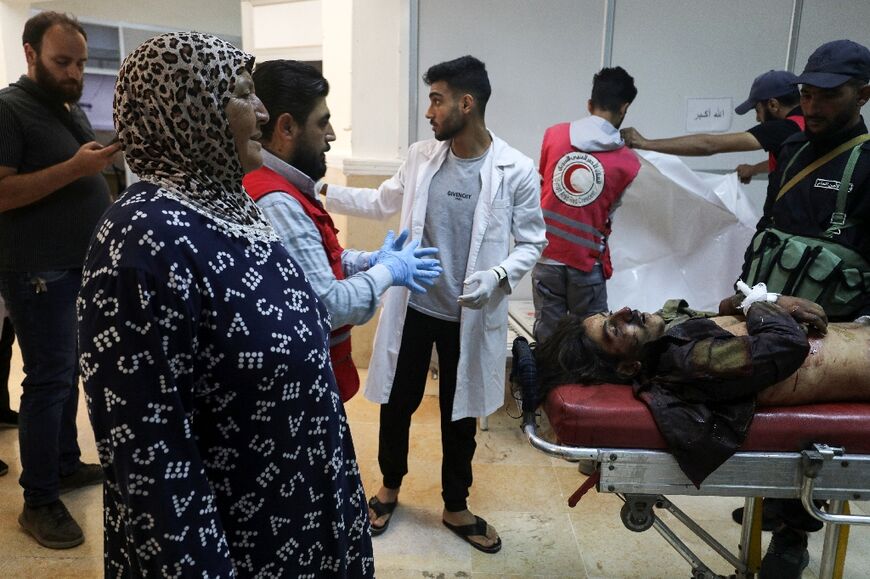 Hospitals in the region have been overwhelmed by the influx of casualties from the sectarian violence in Sweida.
