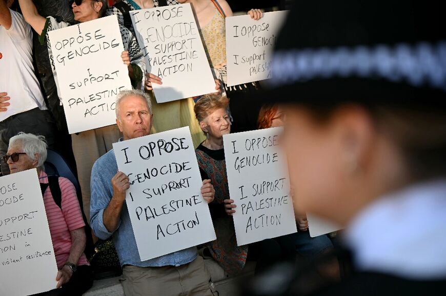 Police have warned that expressing support for Palestine Action is now a crime