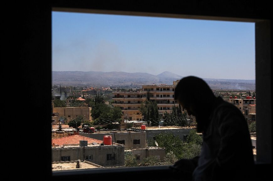 Sweida, a city of some 150,000 residents in Syria's south, is deserted and shops are closed as violence rages