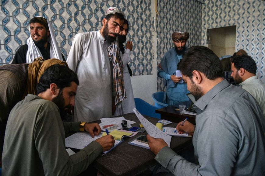 More than a thousand people applied already in southern Kandahar for around 375 positions allocated to the region