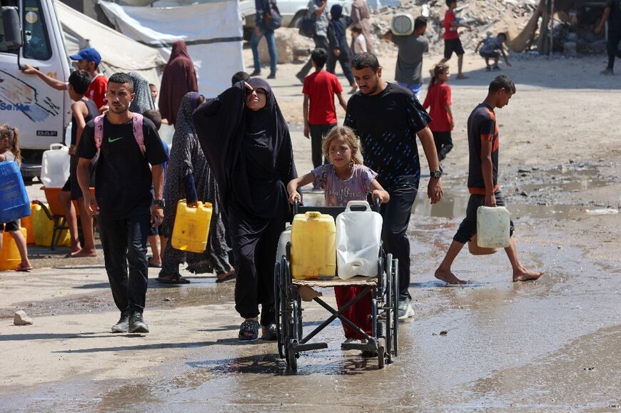 The few deliveries of water that do reach Gazans are erratic and unreliable