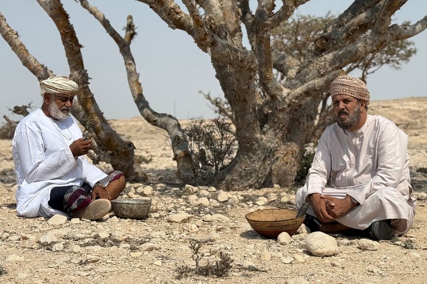 Frankincense is the resin of the Boswellia tree that grows in Oman's southern Dhofar region