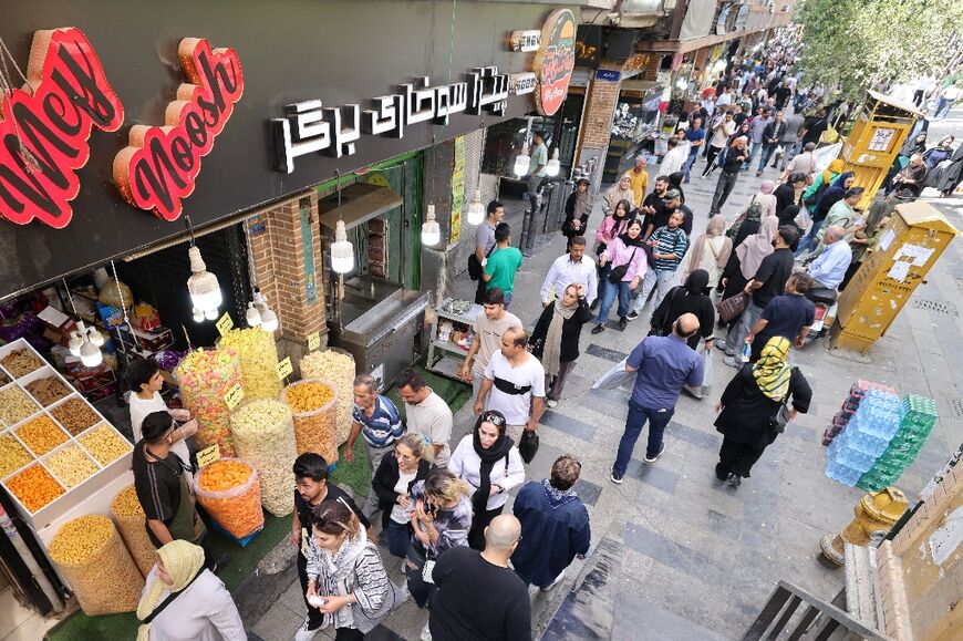 The impact on prices in Iran was visible as the rial plummeted to a new low in an already squeezed economy